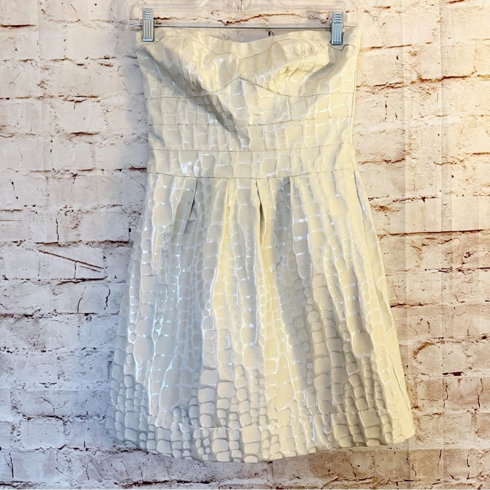 American Eagle vintage croc strapless mini dress